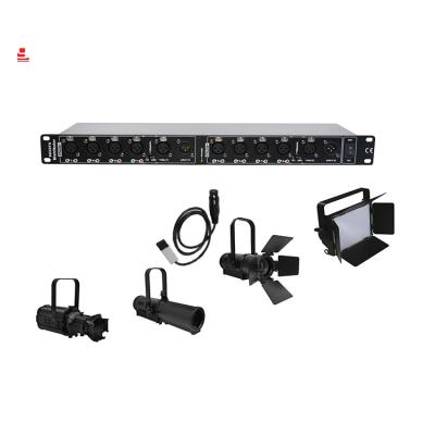 China Lighting Controller Wide Voltage 8 Ways Localized Dmx Into Artnet Signal Convert for sale