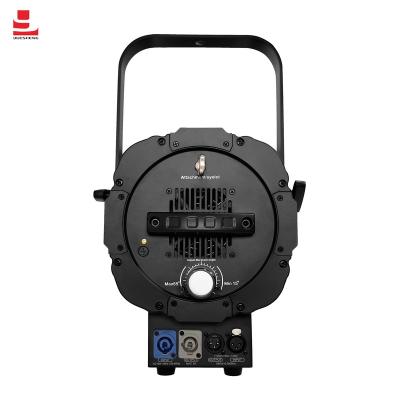 China Theme Park Equipment RGBW 4 in 1 Color Zoom LED Studio with Beam Angle 19 to 50 Degree Stage Light for sale