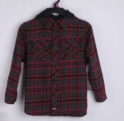 Chine le hoodie de chute de concepteur de 8000 de PCs de » DICKIES « de garçons de hoodie de plaid de modèle de chutes enfants de chemise complète à vendre