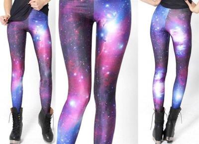 China wholesale Women's Galaxy cosmic Patterned stretch leggings,many patterns for sale