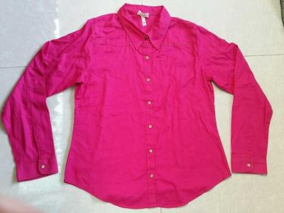 China wholesale solid color women blouse ,autumn tops, Career's office ladies shirts stock lots for sale