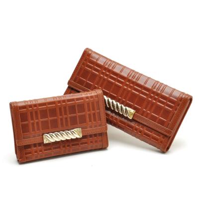 China Clothing accessories stock-Lady's cow leather wallets for sale