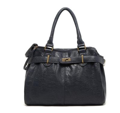 China Sac Femme imitation peau BONOBO Navy Portable bags, office lady handbags,structured bags for sale