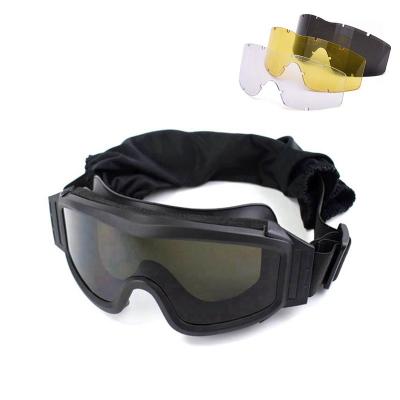 China Sports Detachable Military Goggles With Lens Ski Sunglasses Cycling Sun Military Goggles for sale