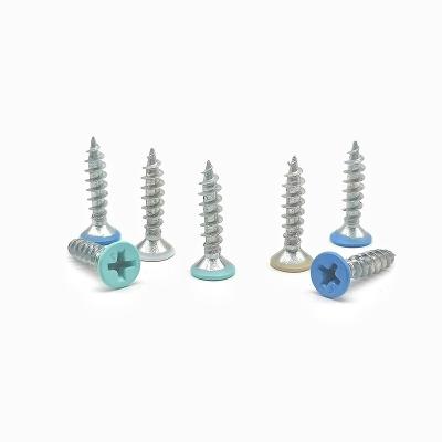 China Color Self-Tapping Paint Furniture Screw Countersunk Cross ANSI JIS for sale