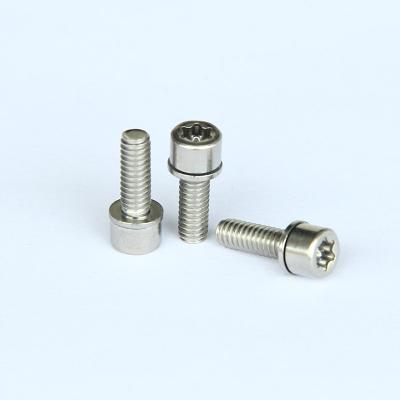 China Torx 316 Stainless Steel Machine Screws M6X16 Titanium Alloy Bolts, Automotive Titanium Alloy Accessories Support OEM for sale