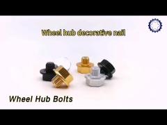 Anodized Wheel Hub Bolts Screws Aluminum Alloy Decorative High Strength