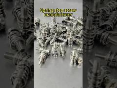 Radiator Accessories Machine Hand Captive Bolt Spring Screw With Spring Cross Drive