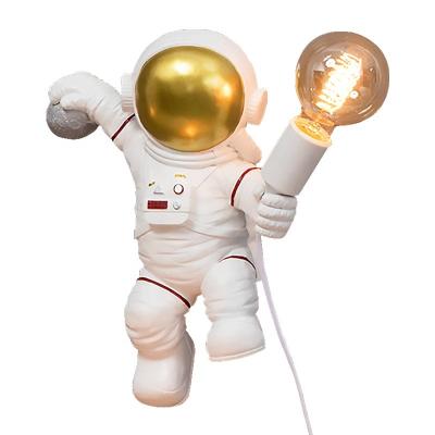 China Europe Astronaut Decorative Kids Room Wall Lights Indoor Star Lamp for Night Bedside Led Reading Wall Lamp for sale