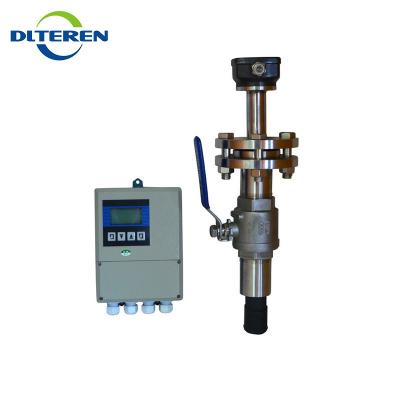 China PTFE/PFA/F46/Neoprene/Polyurethane Digital Insert Type Electromagnetic Flow Meter Construction Magnetic Flow Meter for sale