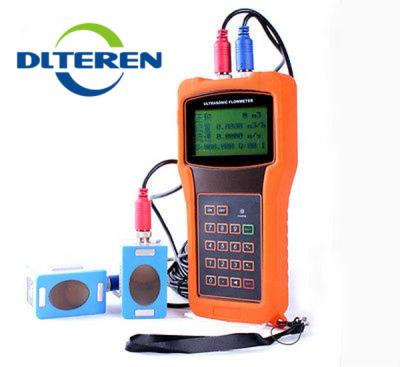 China DLTEREN Plastic Portable Flow Meter Measuring Instruments Hold On Type Battery Operated Ultrasonic Flow Meter TUF-2000H for sale