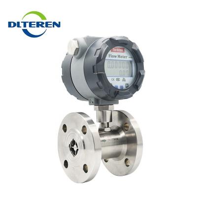 China 304 Stainless Steel/306(L) Stainless Steel Turbine Flow Meter Gasoline and Diesel Oil Flow Meter for Water Air-Gas Steam for sale