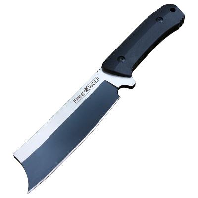 China Easy Carry High Quality 9CR18MOV Stainless Steel Knife CNC Climbing Hunting Knife With Handle The Group Of Ten for sale