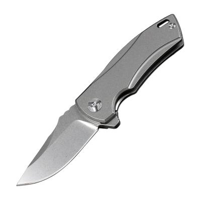 China New Portable M390 Titanium Handle Easy Carry Camping Survival Folding Survival Outdoor Knife CT-4 for sale