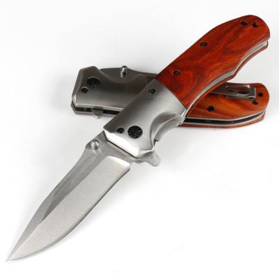 China Easy carry 2018 best selling pocket camping high quality cost effective hunting knife with wood handle for sale