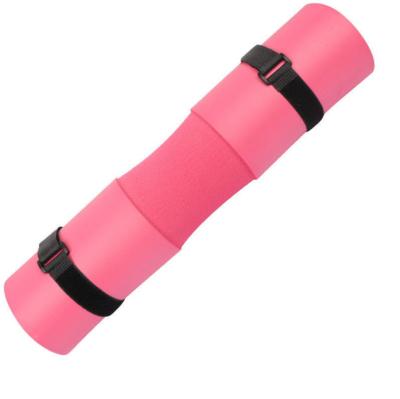 China Wholesale Customized Logo Weightlifting Neck Shoulder Relief Foam Dumbbell Covered Barbell Non-Slip Pad Rubber Covered Squat Pad For Hip Push Ups for sale