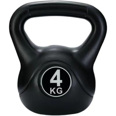 China Cheap Durable Adjustable Rubber Covered Dumbbell Black Cement Or Fixed 15kg Kettlebell for sale