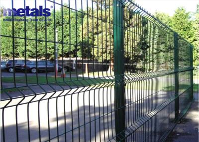 China ODM  3D PVC Coated Welded Mesh Fence  Panel  V Shape 2.5m x 3m for sale