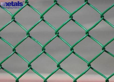 China Galvanized Chain Link Mesh Fence With PVC Coated For Residential And Commercial for sale