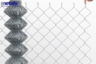 China 1 Inch Chain Link Fence Galvanize Chain Link Fence Hook Mesh Cheap Chain Link Fencing Farm Fence for sale