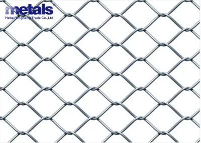 China Hot Dipped Galvanized HDG Chain Link Dimond Fence Wire for Sports Playgroud Field Fence 7 feet Height for sale