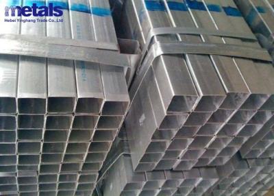 China Hot Dipped Square Galvanized Steel Pipe 40x60 1 Inch For Construction for sale