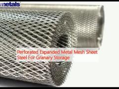 Perforated Expanded Metal Mesh Sheet Steel For Granary Storage