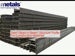 Steel I Beam H Beam  Structure Profile For Construction Materials