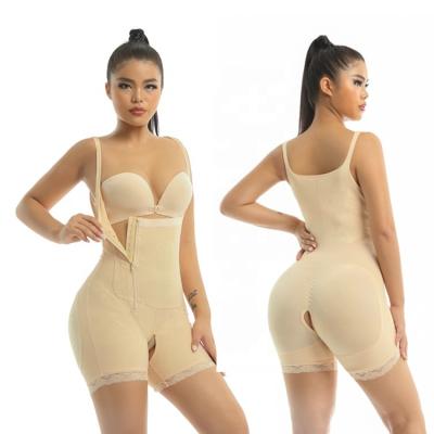 China Wholesale Antibacterial Colombianas Shapewear Side Zipper Bodysuit Slimming Corset Shapewear for sale