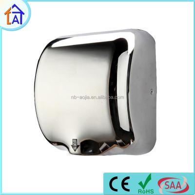 China Polished 304/201 Stainless Steel Chrome High Speed ​​Automatic Stainless Steel Hand Dryer Machine for sale