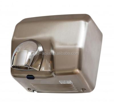 China Aojia 304 Stainless Steel Large Power Electric High Speed ​​Fast Drying Automatic Hand Dryer for sale