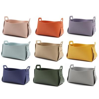 China Luxury PU Leather Folding Lady Jewelry Cosmetic Storage Box for sale