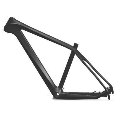 China Wholesale Unmarked Matte BMX carbon fiber Mtb bicycle frame,barrel axle bicicletas mountain bike carbon fiber frame for sale