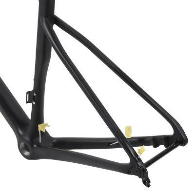 China Road Bikes Ultralight Carbon Fiber Racing Frame Customized Carbon Fiber Bicycle Frame Suitable Of Di2 Mechanical Bicycle Racing Frame for sale