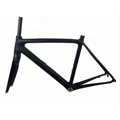 China Road Bikes 2021 Cheap Carbon Fiber Road Bike Frameset Carbon Fiber Bicycle Frame 700C Carbon Fiber Frame for sale