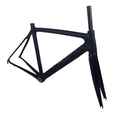 China Road Bikes 2022 New T900 Carbon Fiber Road V Brake BB386 Aviation Carbon Fiber Bicycle Frame Bicycle Frame for sale