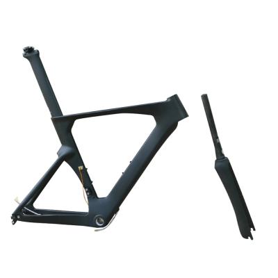 China Road Bikes Custom Painted Carbon Fiber Bicycle Frame Road Bike T800 Disc Bicycle Frame Carbon Bicycle Frame for sale