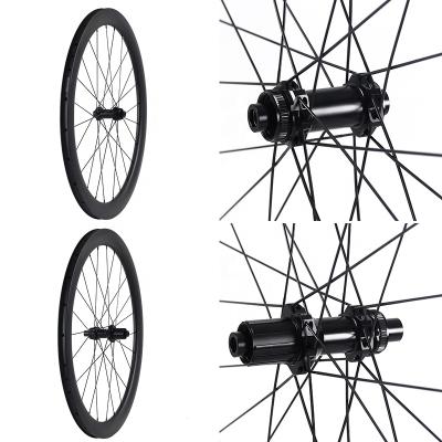 China Road Bikes Carbon Fiber Bicycle Wheel 700C Disc Brake Carbon Wheel 700C Ultralight Carbon Bicycle Wheel 38mm for sale