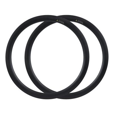 China Road Bikes Customized Bicycle Rim 60mm 700c Carbon Fiber Rim Toray Full Carbon Fiber 700c Bicycle Rim for sale