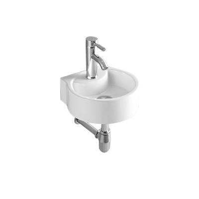 China YY9301 washbasin bathroom of popular design is contemporary contracted wall hangs type washbasin for sale