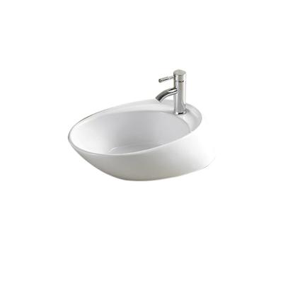 China YY9024 Modern Lavatory Art Vessel Hand Wash Basin Corner Sink For Bathroom for sale