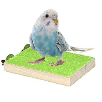 China Viable Hanging Cage Cupcake Bath Play Parrot For Birds Perch Driver For Sale Toys Forming Wooden Skateboard Bird Stand for sale