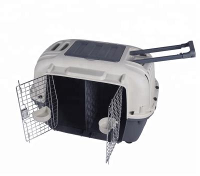 China OEM ODM Offer Sample Bag Cat Carrier Cage Viable Acceptable Outdoor 2 Door Pet Cat Travel Cages for sale