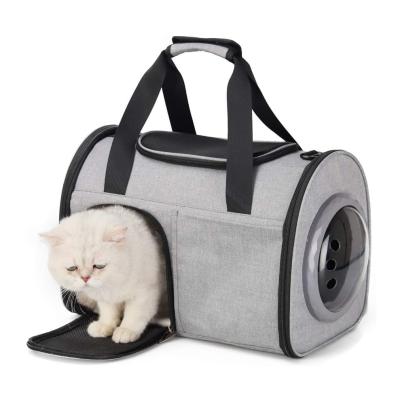 China Sustainable Outdoor Airline Approved Under Seat Cat Travel Pet Carrier For Cats And Small Dogs for sale