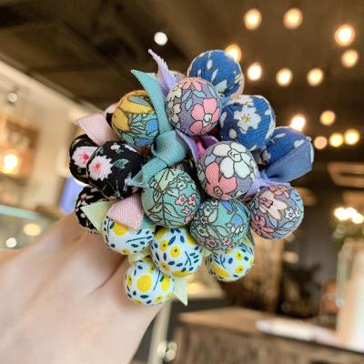 China New Arrival Colorful Rubber Ring Hair Ties Elastic Hair Band Korean Simples Fashion Hair Cloth For Women for sale