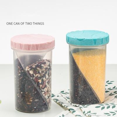 China Multifunctional Small Spice Storage Jars Minimalist Clear Plastic Empty Snack Containers for sale