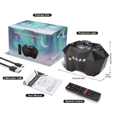 China Modern Aurora Galaxy Projector Baby Star Night Light , Starry Star Projector With Remote Control for sale