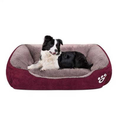 China Travel Pet Supplies Plush Pet Bed Dog Nest Dogs Cushion Universal All Weather Washable Pet Sofa Bed for sale