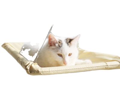 China Hot Amazon Seller Cooling Cup Suction Cat Hammock Wall Windows Mounted Cat Sunshine Hammock Swing Cat Bed for sale