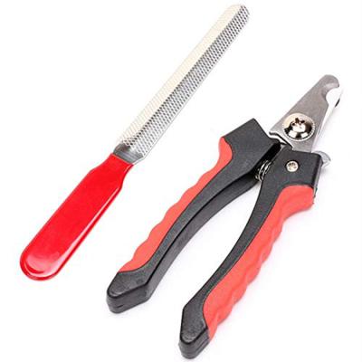 China Durable Large Size Durable Pet Nail Clippers Stainless Steel Cleaning And Grooming Cutter For Dog for sale